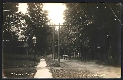 Foto-AK Altmar, NY, Pulaski Street