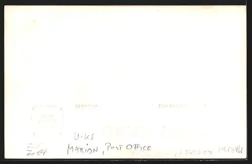 Foto-AK Marion, KS, US Post Office