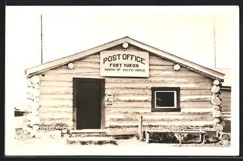 Foto-AK Fort Yukon, AK, Post Office
