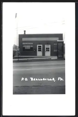 Foto-AK Beallsville, PA, Post Office, Borough Building