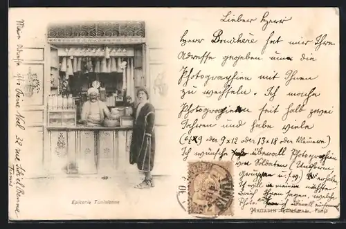AK Epicerie Tunisienne, arabischer Händler