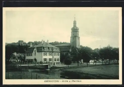 AK Oberkotzau, Kirche und Pfarrhaus