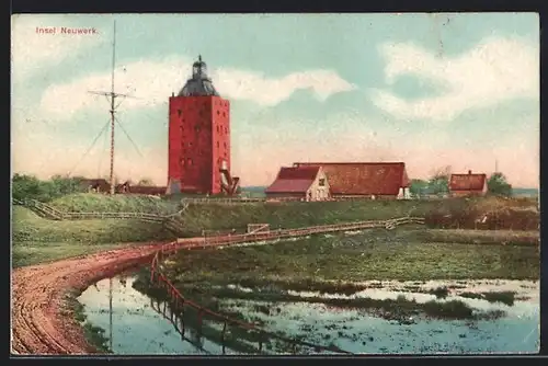 AK Hamburg-Insel Neuwerk, Ortspartie