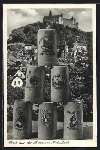 AK Kulmbach, Bierkrüge, Brauerei