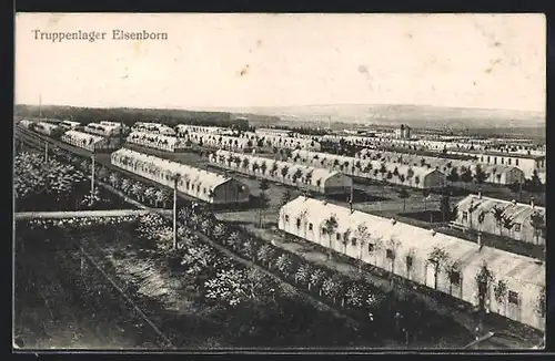 AK Elsenborn, Blick auf das Truppenlager