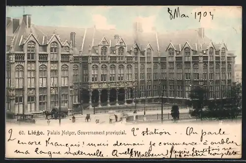 AK Liège, Palasi Notger, Gouvernement provincial