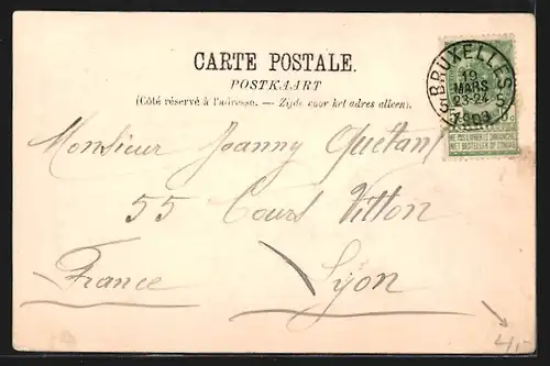 AK Liège, Le Pont Neuf et le Bateau Mouche