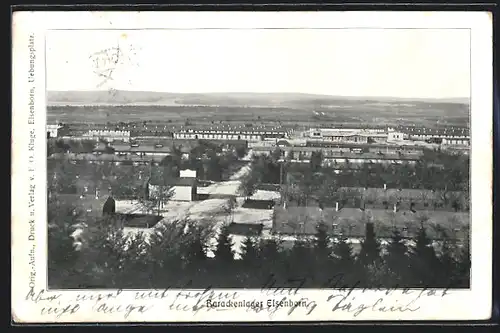 AK Elsenborn, Übersicht vom Barackenlager