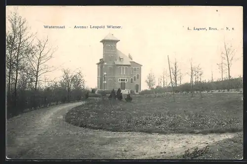 AK Brüssel / Bruxelles, Watermael, Avenue Leopold Wiener