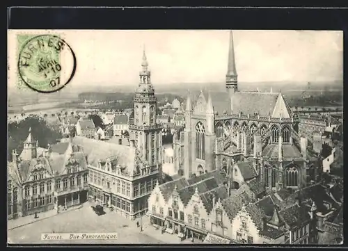 AK Furnes, Vue Panoramique