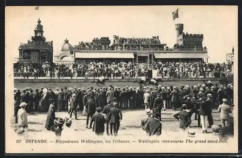 AK Ostende, Hippodrome Wellington, les Tribunes