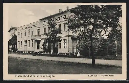 AK Juliusruh a. Rügen, Kurhaus - Strandhotel