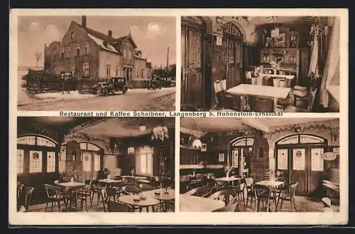 AK Langenberg, Restaurant und Kaffee Scheibner, Innenansichten