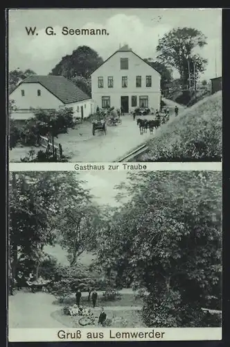 AK Lemwerder, Gasthaus zur Traube, Bes. W. G. Seemann