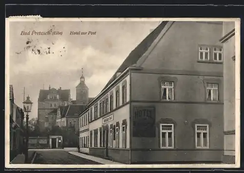 AK Bad Pretzsch /Elbe, Hotel zur Post
