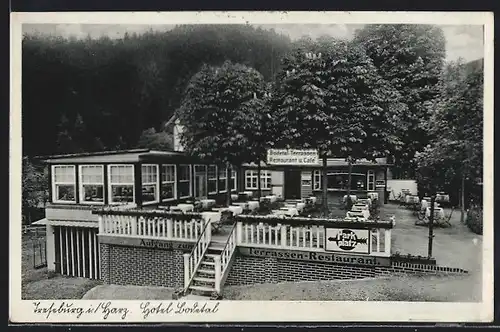 AK Treseburg i. Harz, Hotel Bodetal