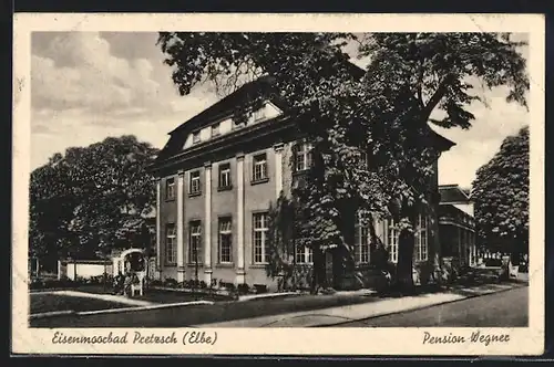 AK Pretzsch /Elbe, Hotel-Pension Wegner