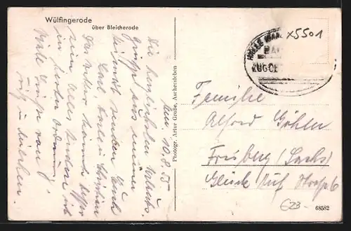 AK Wülfingerode, Schule, Schloss, Kirche