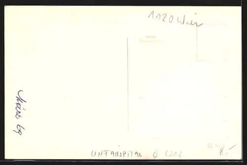 AK Wien, Blick zum Unfallspital