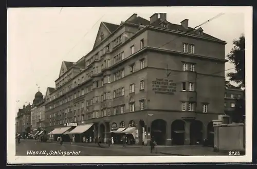 AK Wien, Schlingerhof mit Garb Parfumerie