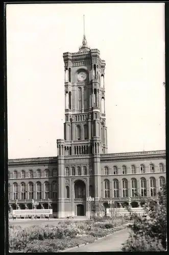 Fotografie unbekannter Fotograf, Ansicht Berlin-Mitte, Rotes Rathaus