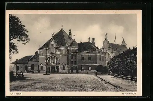 AK Oppeln, Blick zum Bahnhof