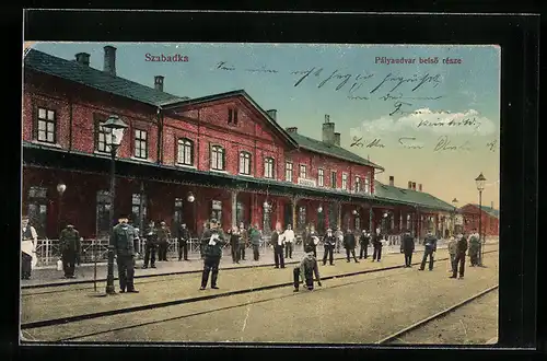 AK Szabadka, Der Bahnhof