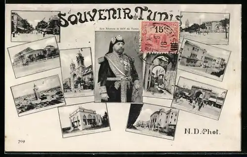 AK Tunis, Le Cathedrale, Palais de Justiz