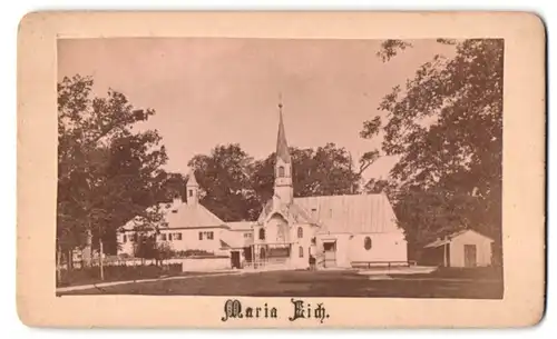 Fotografie Adolph Precht, Fürstenfeldbruck, Ansicht Planegg, Blick nach dem Kloster Maria Eich