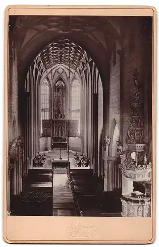 Fotografie W. Wentz, Heilbronn a. N., Ansicht Heilbronn a. N., Innenansicht der Kilianskirche