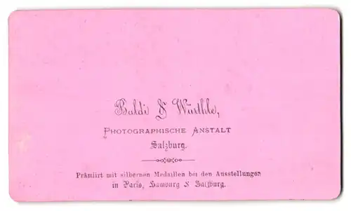 Fotografie Baldi & Würthle, Salzburg, Ansicht Gmunden, Teilansicht des Ortes mit Schloss Ort