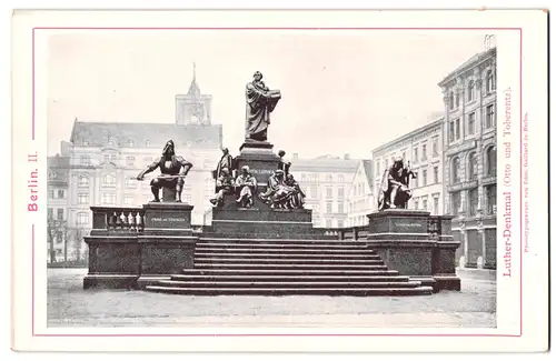 Fotografie / Lichtdruck Edm. Gaillard, Berlin, Ansicht Berlin, das Luther-Denkmal