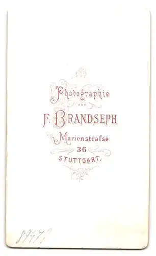 Fotografie F. Brandseph, Stuttgart, Mutter präsentiert ihr Kleinkind im Atelier, Mutterglück