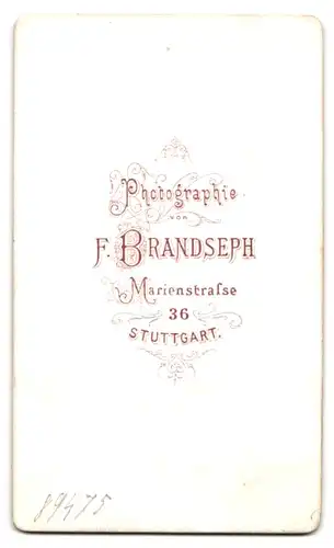 Fotografie F. Brandseph, Stuttgart, Mutter und Tochter im Atelier, Tochter mit Puppe im Arm, Mutterglück