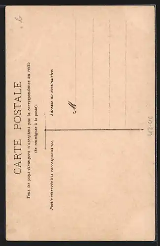 AK Paris, Place Vendôme, Kavallerist