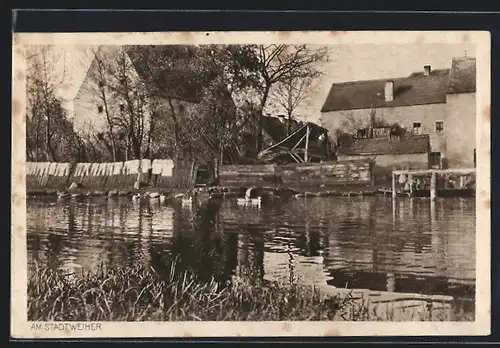 AK Grafenwöhr, Am Stadtweiher