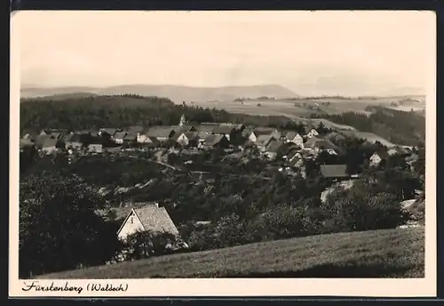 AK Fürstenberg /Waldeck, Ortsansicht bei Tag