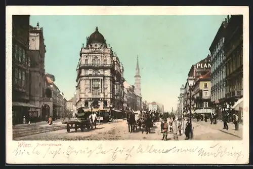 AK Wien, Blick in die Praterstrasse