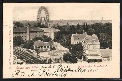 AK Wien, Blick in die Leopoldstadt