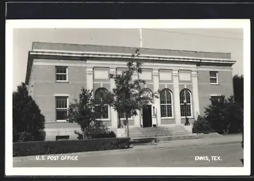 Foto-AK Ennis, TX, U. S. Post Office