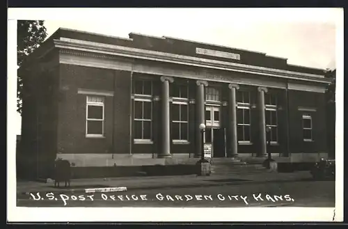 Foto-AK Garden City, KS, U. S. Post Office