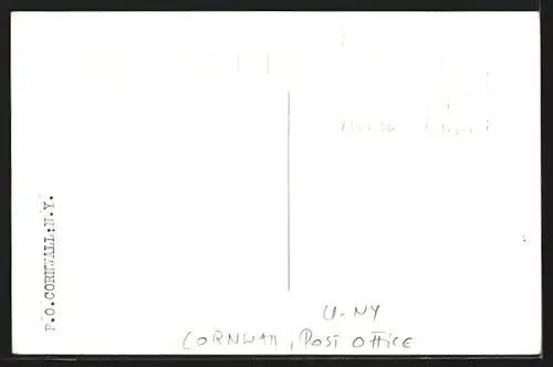 Foto-AK Cornwall, NY, Post Office