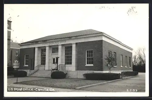 Foto-AK Camilla, GA, U. S. Post Office
