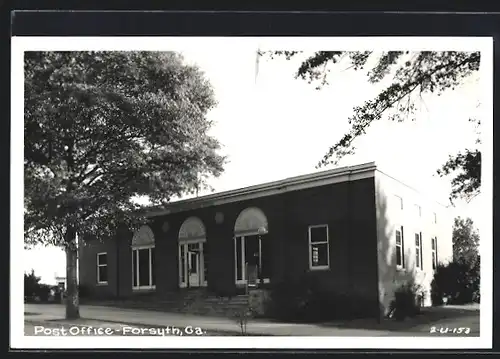 Foto-AK Forsyth, GA, Post Office