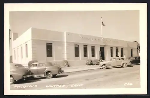 Foto-AK Whittier, CA, Post Office