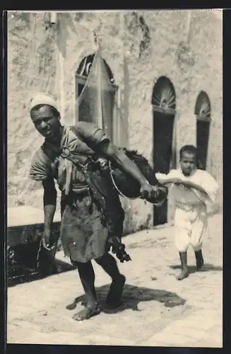 AK Types d`Orient, Porteur d`eau, Arabischer Wasserträger