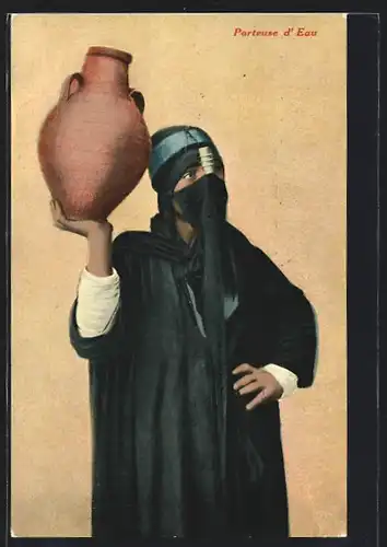 AK verschleierte Wasserträgerin