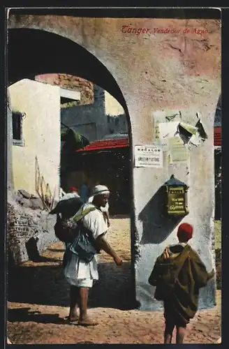AK Tanger, Vendedor de Agua, arabische Händler