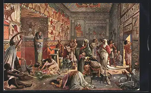 AK Ägyptischer Totenkultus