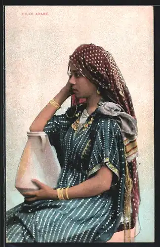 AK Fille Arabe, arabische Volkstypen